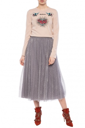 Pleated skirt with decorative elements, zdjęcie 2 Pleated skirt with decorative elements od Red Valentino